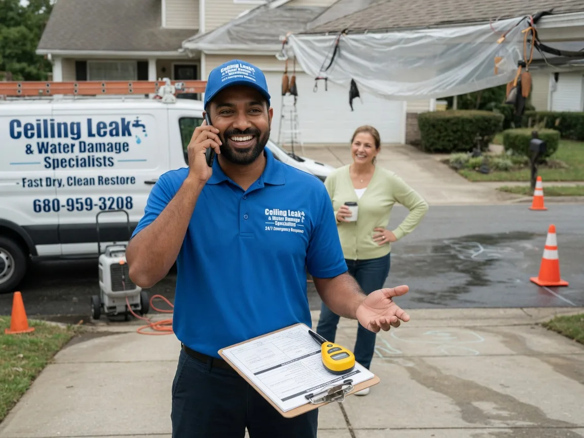 Ceiling Leak Cleanup Saint Paul, NE FAQs